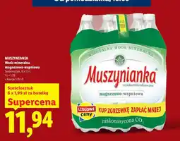 Lidl MUSZYNIANIA Woda mineralna magnezowo-wapniowa oferta