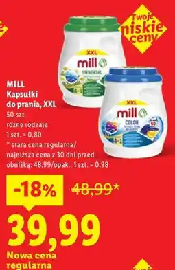 Lidl Kapsułki do prania MILL oferta
