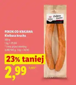 Lidl Kiełbasa krucha oferta