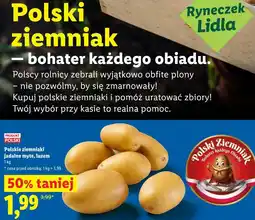 Lidl Polskie ziemniaki jadalne myte, luzem oferta