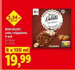 Lidl Lody z migdałami, 6-pak oferta