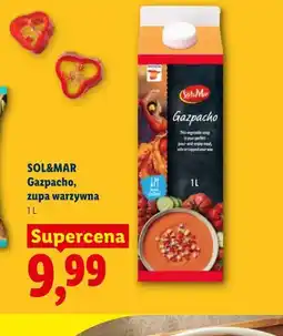 Lidl SOL&MAR Gazpacho, zupa warzywna oferta