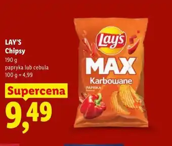 Lidl Chipsy Lay's oferta