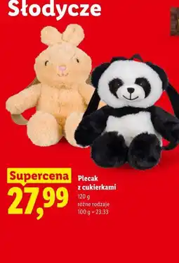 Lidl Plecak z cukierkami 120 g różne rodzaje oferta