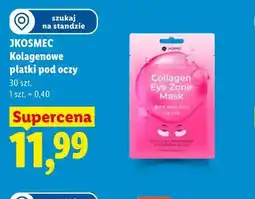Lidl JKOSMEC Kolagenowe płatki pod oczy oferta