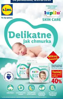 Lidl Wszystkie pieluszki LUPILU SKIN CARE oferta