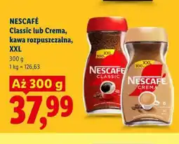 Lidl NESCAFÉ Classic lub Crema, kawa rozpuszczalna, XXL oferta