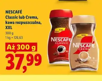 Lidl NESCAFÉ Classic lub Crema, kawa rozpuszczalna, XXL oferta