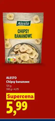 Lidl ALESTO Chipsy bananowe oferta