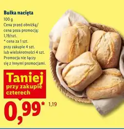 Lidl Bułka nacięta oferta