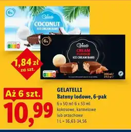 Lidl GELATELLI Batony lodowe, 6-pak oferta