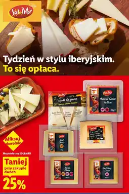 Lidl Wszystkie sery SOL&MAR oferta