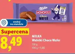 Lidl MILKA Wafelki Choco Wafer oferta