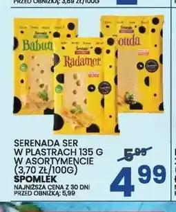 Wafelek Ser w plastrach Serenada Spomlek oferta