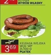 Wafelek Kiełbasa wiejska woł-wp Płatek oferta