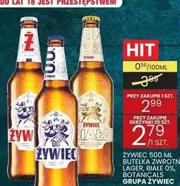Wafelek Piwo Żywiec Lager oferta