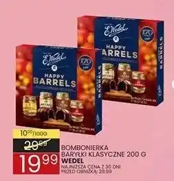 Wafelek Bombonierka Baryłki Klasyczne Wedel oferta