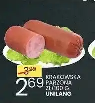 Wafelek Kiełbasa krakowska parzona Unilang oferta