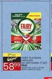 Wafelek Kapsułki do zmywarki Fairy Platinum oferta
