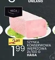 Wafelek Szynka konserwowa wieprzowa Haga oferta
