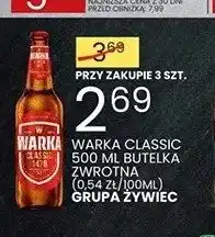 Wafelek Piwo Warka Classic butelka zwrotna oferta
