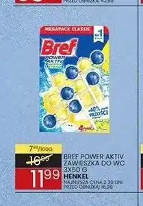 Wafelek Zawieszka do WC Bref Power Aktiv 3-pak oferta
