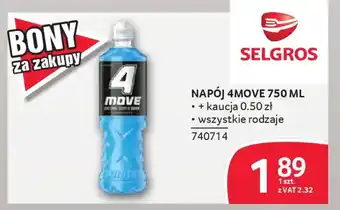 Selgros Napój 4move oferta