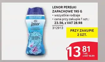 Selgros Lenor perełki zapachowe oferta
