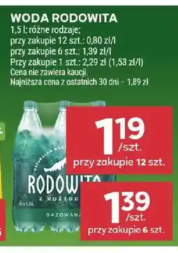 Stokrotka Woda Rodowita z Roztocza gazowana oferta