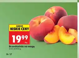 Biedronka Brzoskwinia na wagę oferta