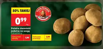Biedronka Ziemniaki jadalne polskie na wagę oferta