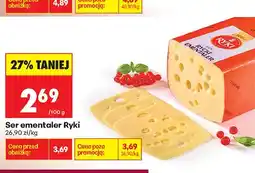 Biedronka Ser ementaler Ryki oferta