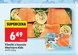 Biedronka Fileciki z łososia Marinero Kids oferta