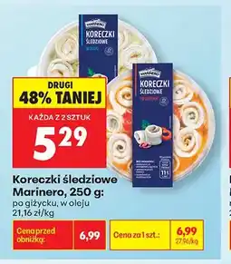 Biedronka Koreczki śledziowe po giżycku Marinero oferta