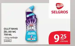 Selgros Cillit bang żel do wc oferta