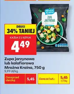 Biedronka Zupa jarzynowa Mroźna Kraina oferta