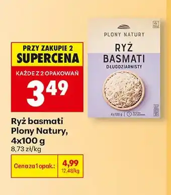 Biedronka Ryż basmati Plony Natury 4-pak oferta