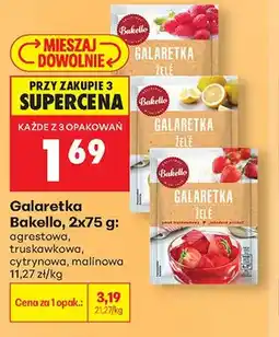 Biedronka Galaretka Bakello truskawkowa oferta