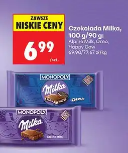 Biedronka Czekolada Milka Alpine Milk oferta