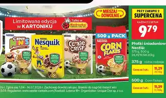 Biedronka Płatki śniadaniowe Nestlé Cini Minis oferta