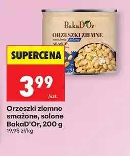 Biedronka Orzeszki ziemne smażone solone BakaD'Or oferta