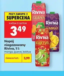 Biedronka Napój niegazowany Riviva guava oferta