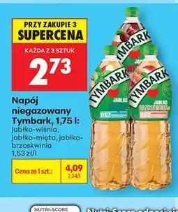 Biedronka Napój niegazowany Tymbark jabłko-mięta oferta