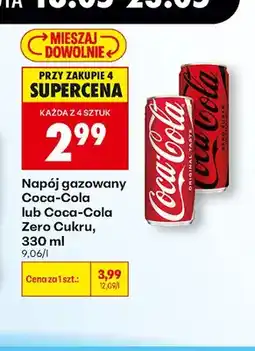 Biedronka Napój gazowany Coca-Cola Zero Cukru oferta