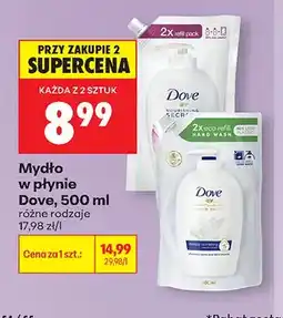Biedronka Mydło w płynie Dove Nourishing Secrets oferta
