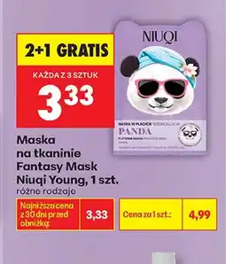 Biedronka Maska na tkaninie Niuqi Young Fantasy Mask Panda oferta