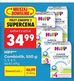 Biedronka Mleko modyfikowane HiPP 2 Combiotik oferta
