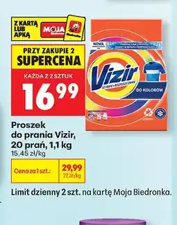 Biedronka Proszek do prania Vizir do kolorów oferta