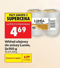 Biedronka Wkład olejowy do zniczy Lumia oferta