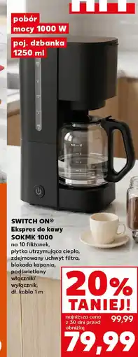 Kaufland Switch on Ekspres do kawy sokmk 1000 oferta